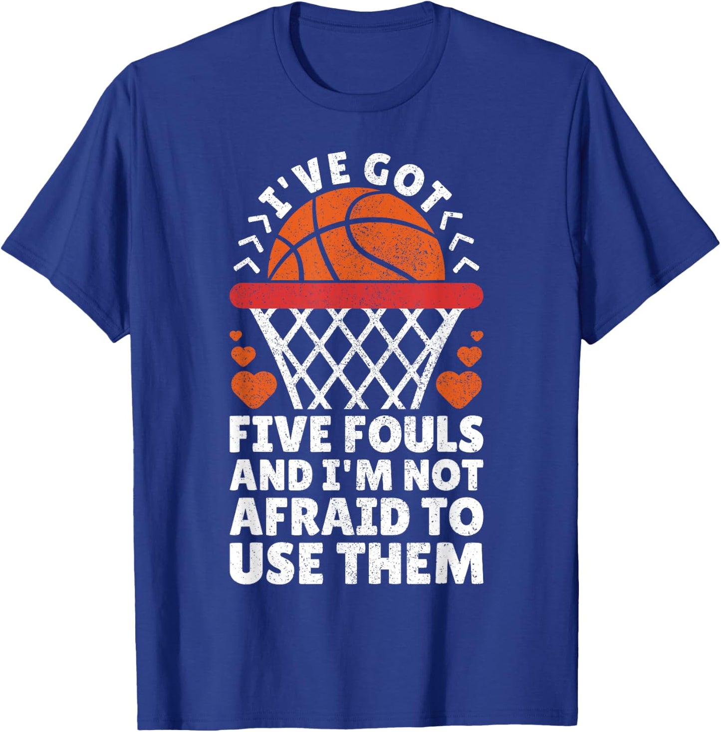 Basketball Player Boy Girl Basketball Lover Funny Basketball T-Shirt - T-Shirt | Royal