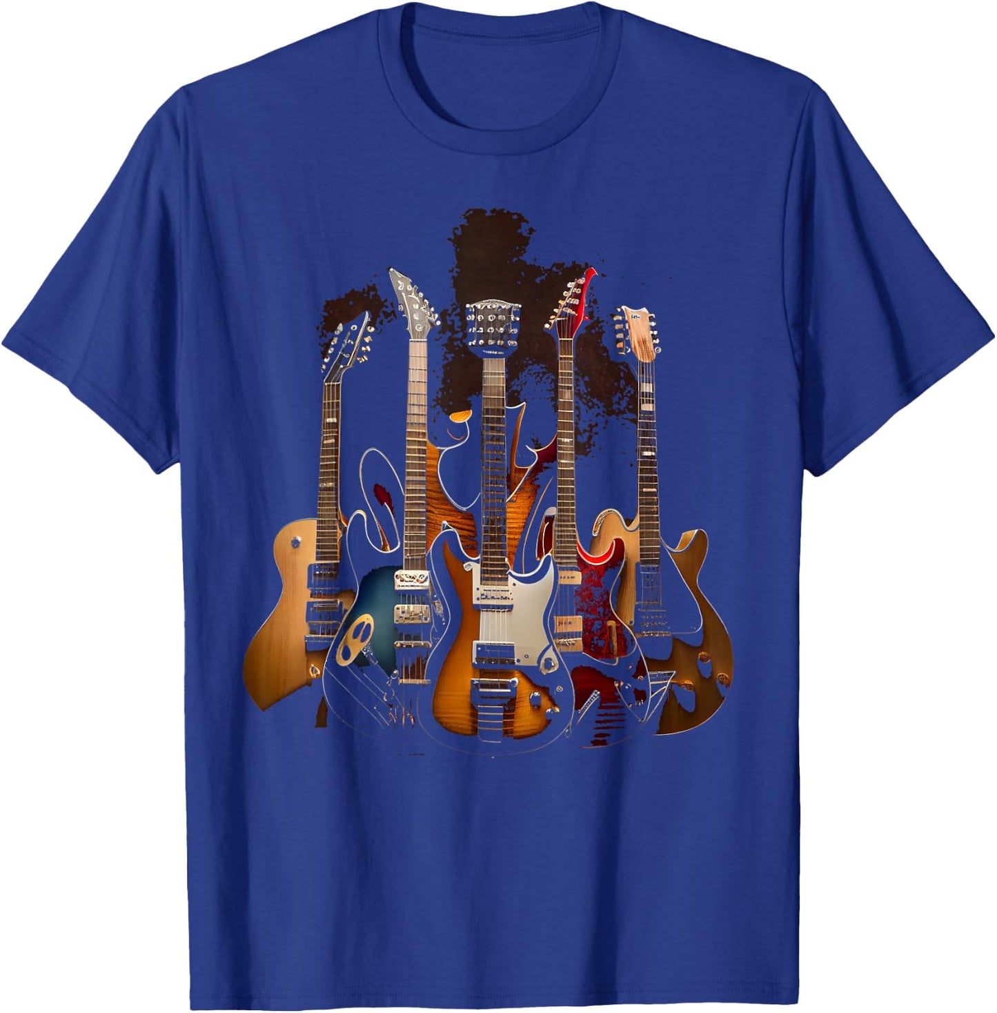 Guitars Musicians Guitarists T-Shirt - T-Shirt | Royal