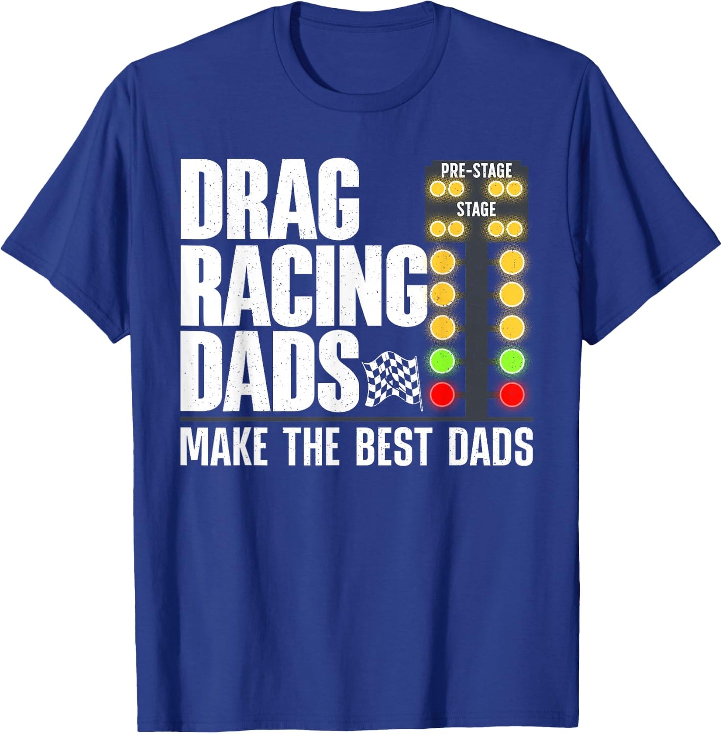 Cool Drag Racing Art Dad Drag Racer Race Car Racing T-Shirt - T-Shirt | Royal