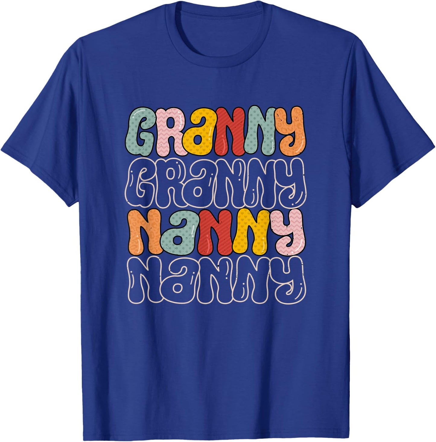 Granny Nanny Babysitter Grandma Babysitting Grandmother T-Shirt - T-Shirt | Royal