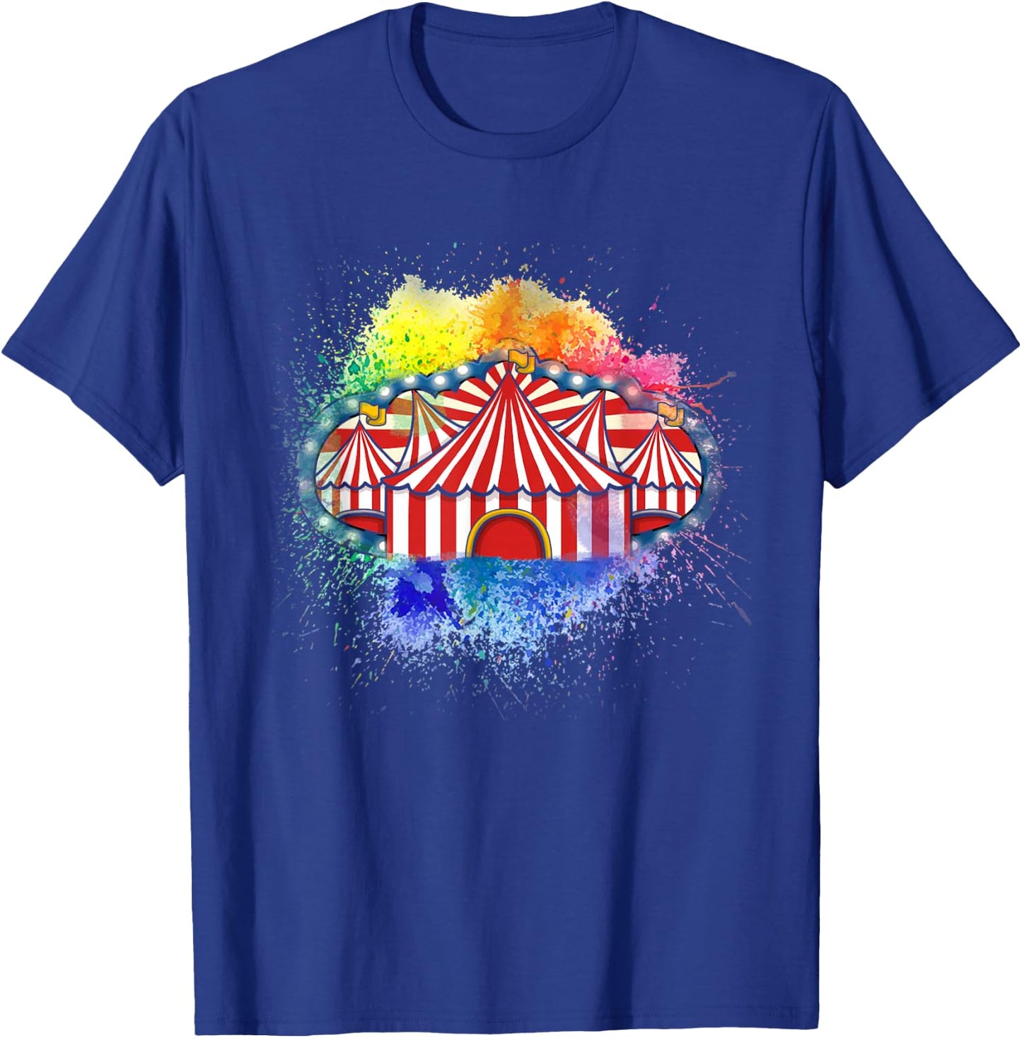 Zirkus Herren Damen Kinder Circus Party Gift Clown Lion Fire Ring Acrobat Funny -Adults Black Small Classic Fit Short Sleeve T-Shirt - T-Shirt | Royal