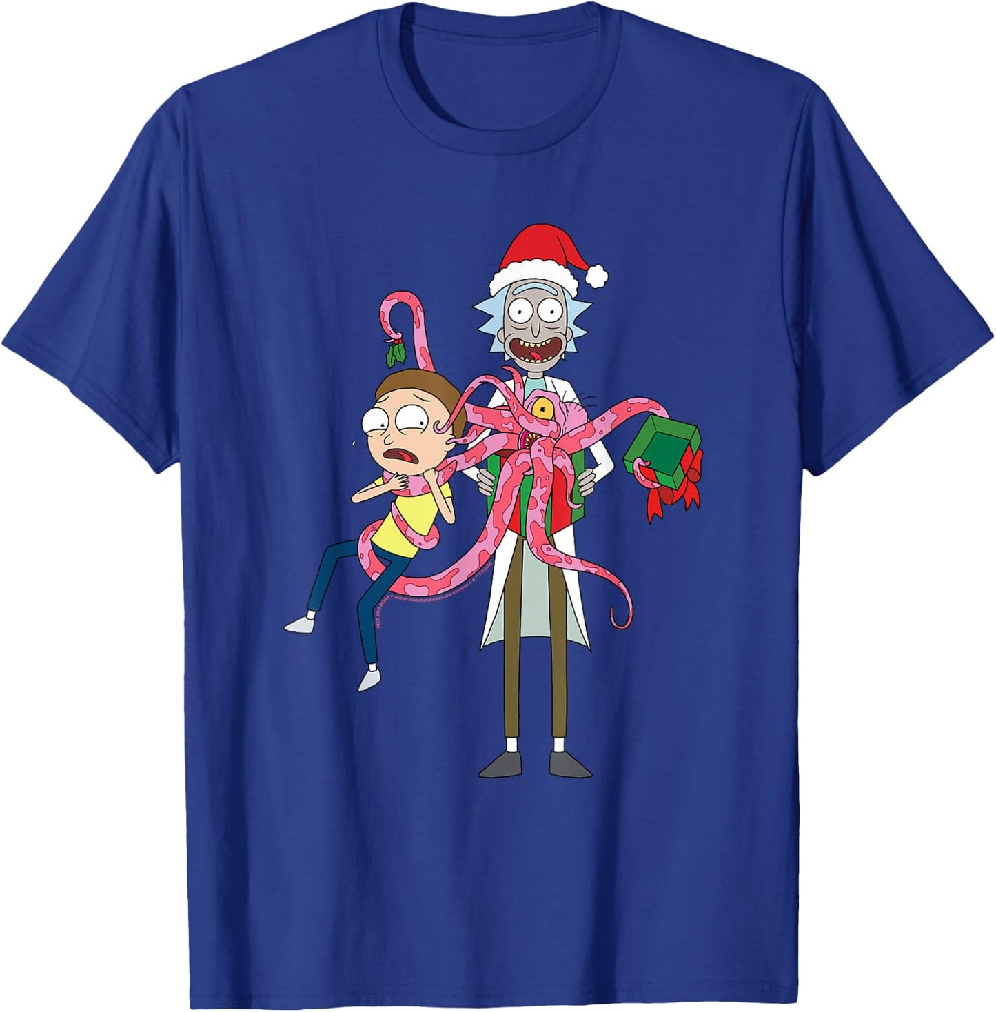 Rick and Morty Christmas, Merry Rickmas Gift Morty T-Shirt - T-Shirt | Royal
