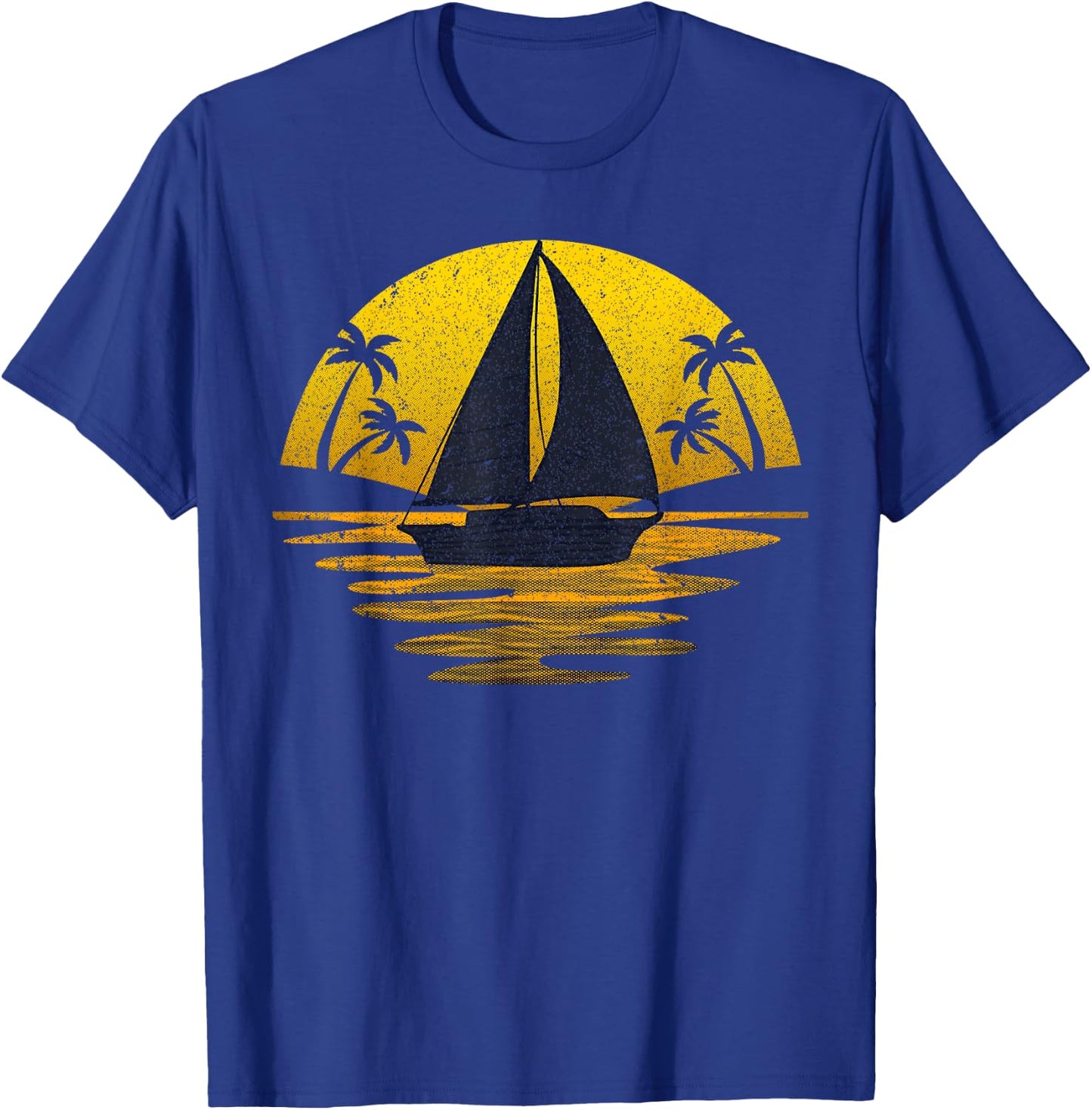 Cute Sailing Design Women Sailboat Sail Sailing Ship T-Shirt - T-Shirt | Royal