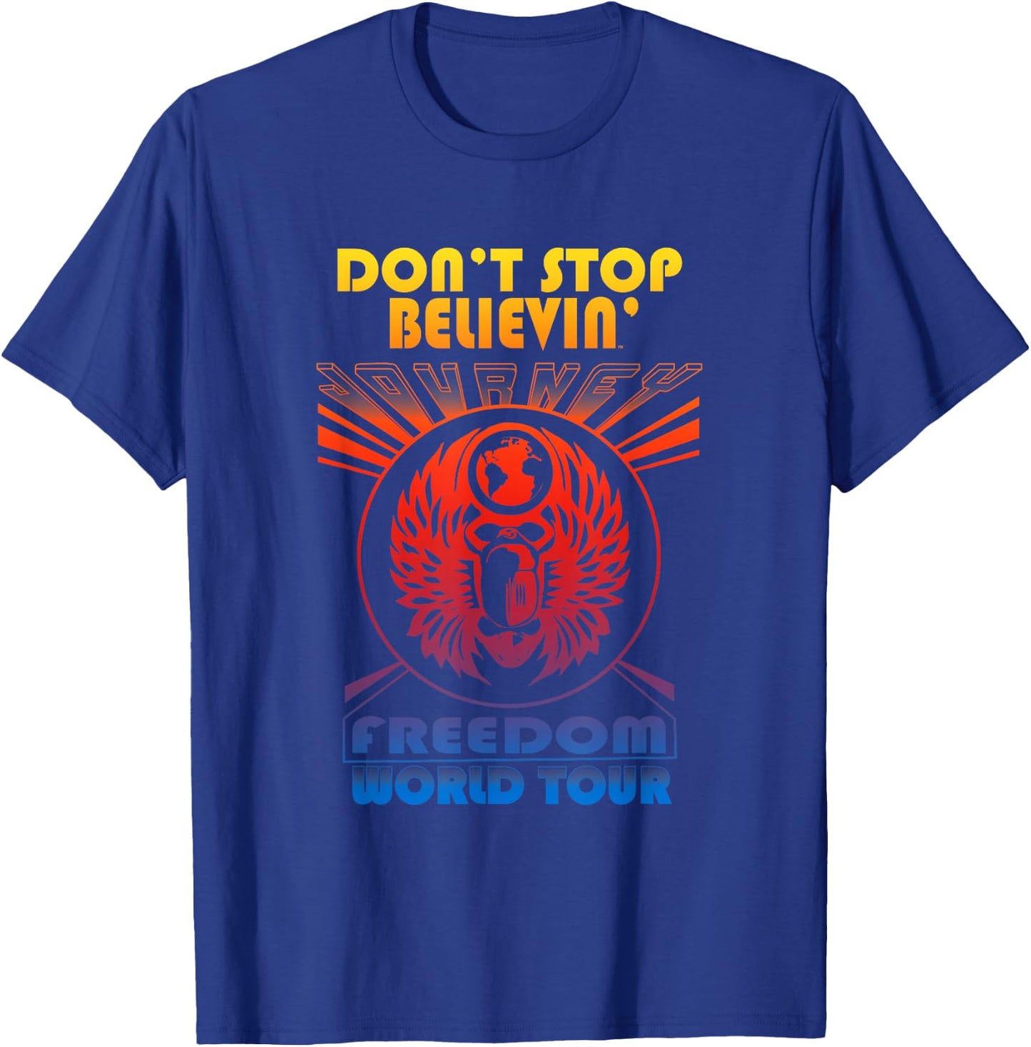 Journey Official Don't Stop Believin' T-Shirt - T-Shirt | Royal