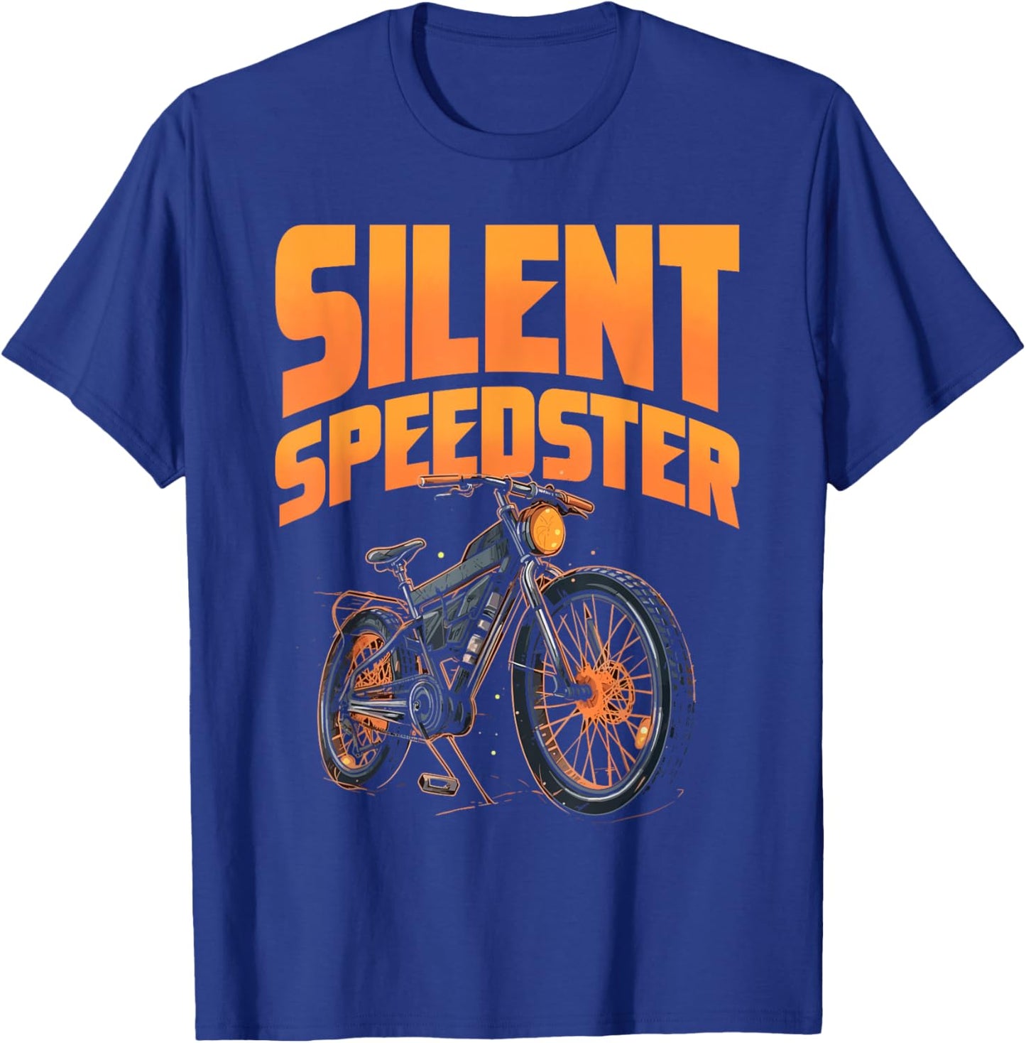 Silent Speedstar Electric Pedelec E-Bike Cycling T-Shirt - T-Shirt | Royal
