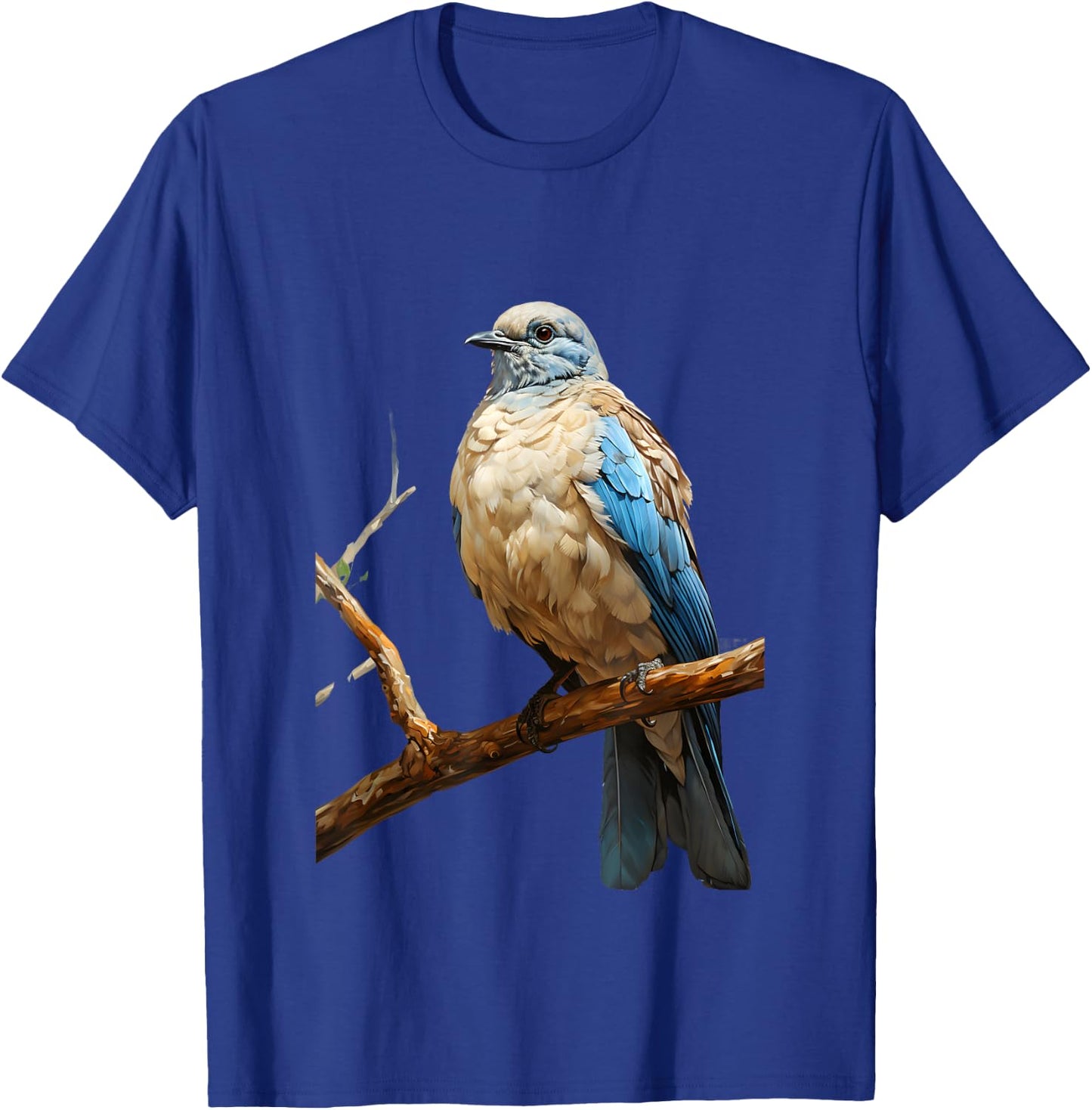 Gift Turtle Dove Nature Volatile Trees T-Shirt - T-Shirt | Royal