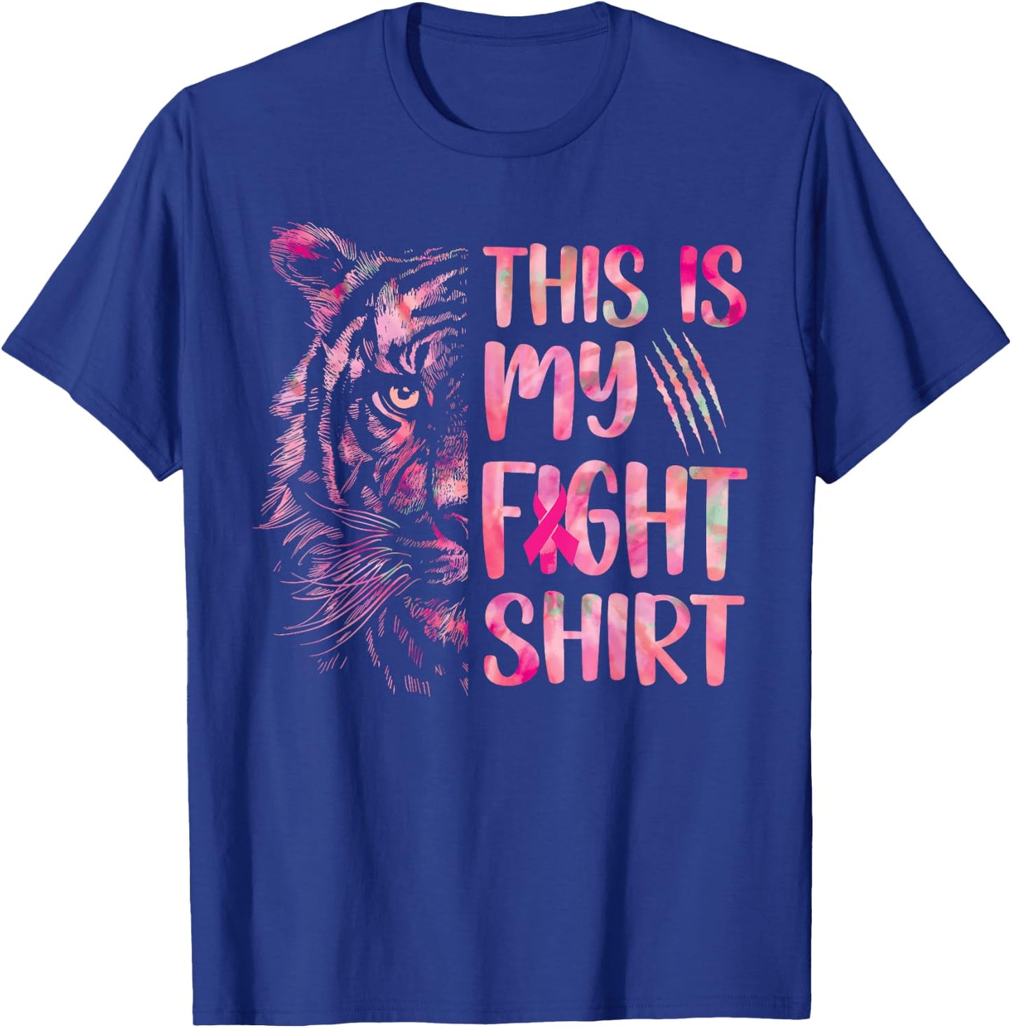 This Is My Fight Shirt Breast Cancer Awareness Month 2023 T-Shirt - T-Shirt | Royal