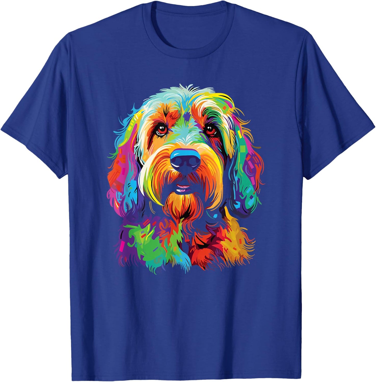 Watercolor Colorful Otterhound Otterhound T-Shirt - T-Shirt | Royal