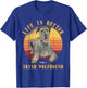 Irish Wolfhound life is better irish wolfhound dog owner T-Shirt - T-Shirt | Royal