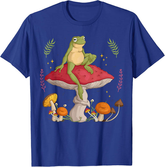 Cottagecore Frog T-Shirt - T-Shirt | Royal