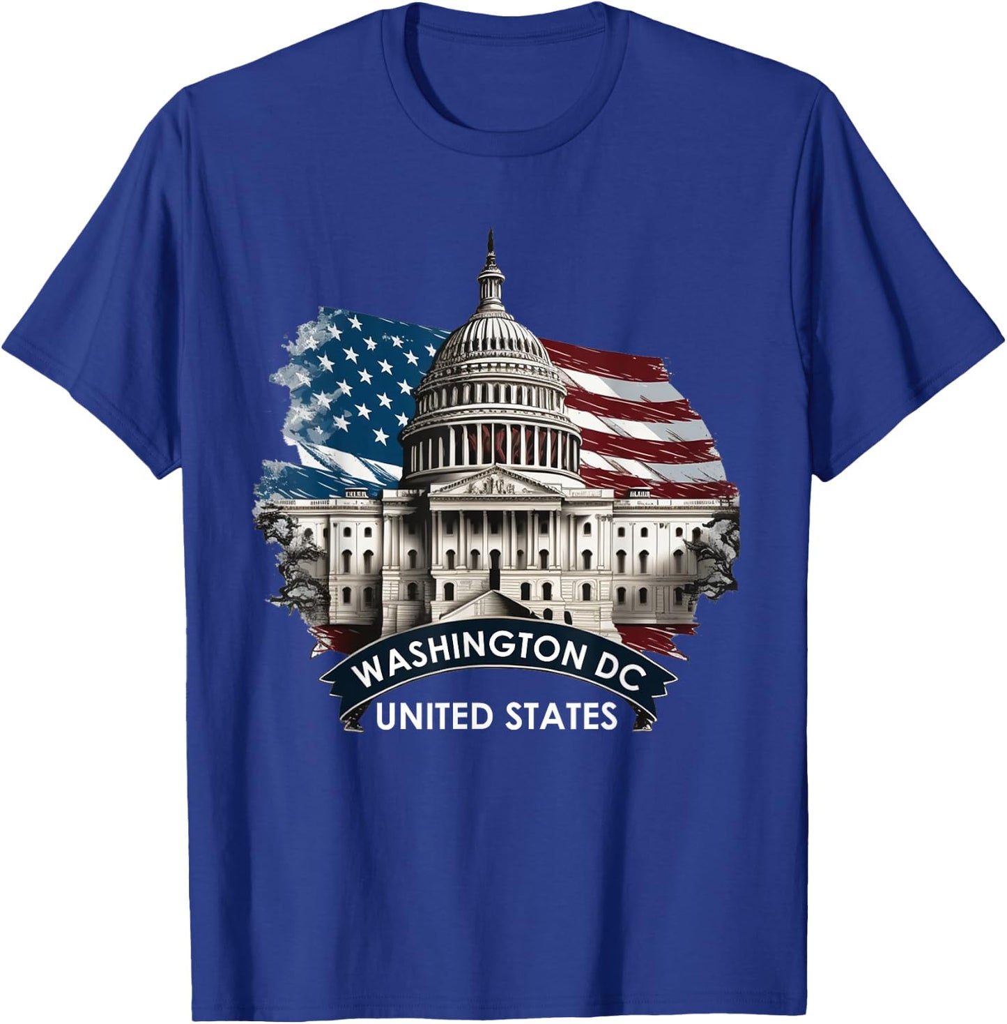 Washington DC Capitol Hill USA Souvenirs Gifts Men Women Kid T-Shirt - T-Shirt | Royal