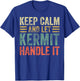 Personalized Name Shirt Keep Calm And Let Kermit Handle it T-Shirt - T-Shirt | Royal