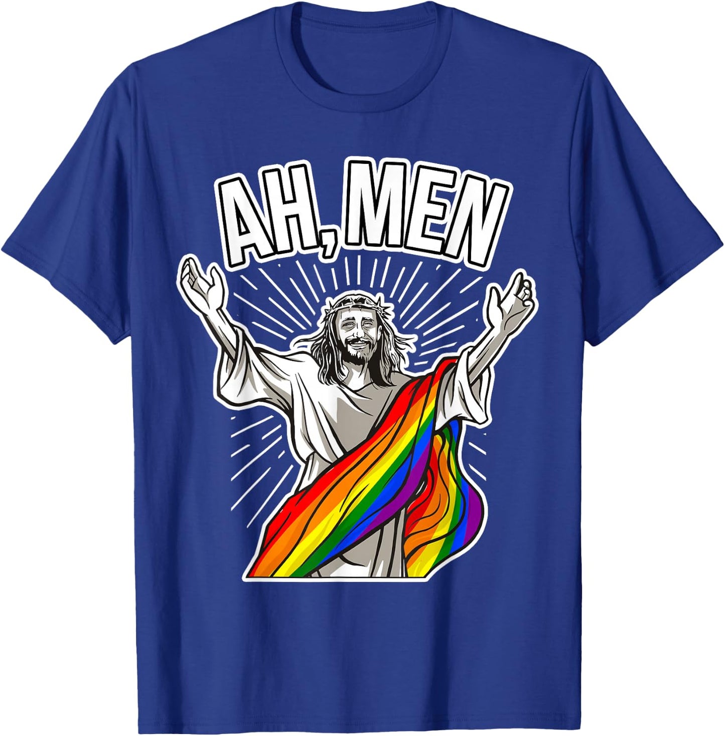 Gay Believer - Ah Men T-Shirt - T-Shirt | Royal