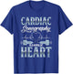 Cardiac Sonography Ultrasound Echography Medical Diagnostic T-Shirt - T-Shirt | Royal