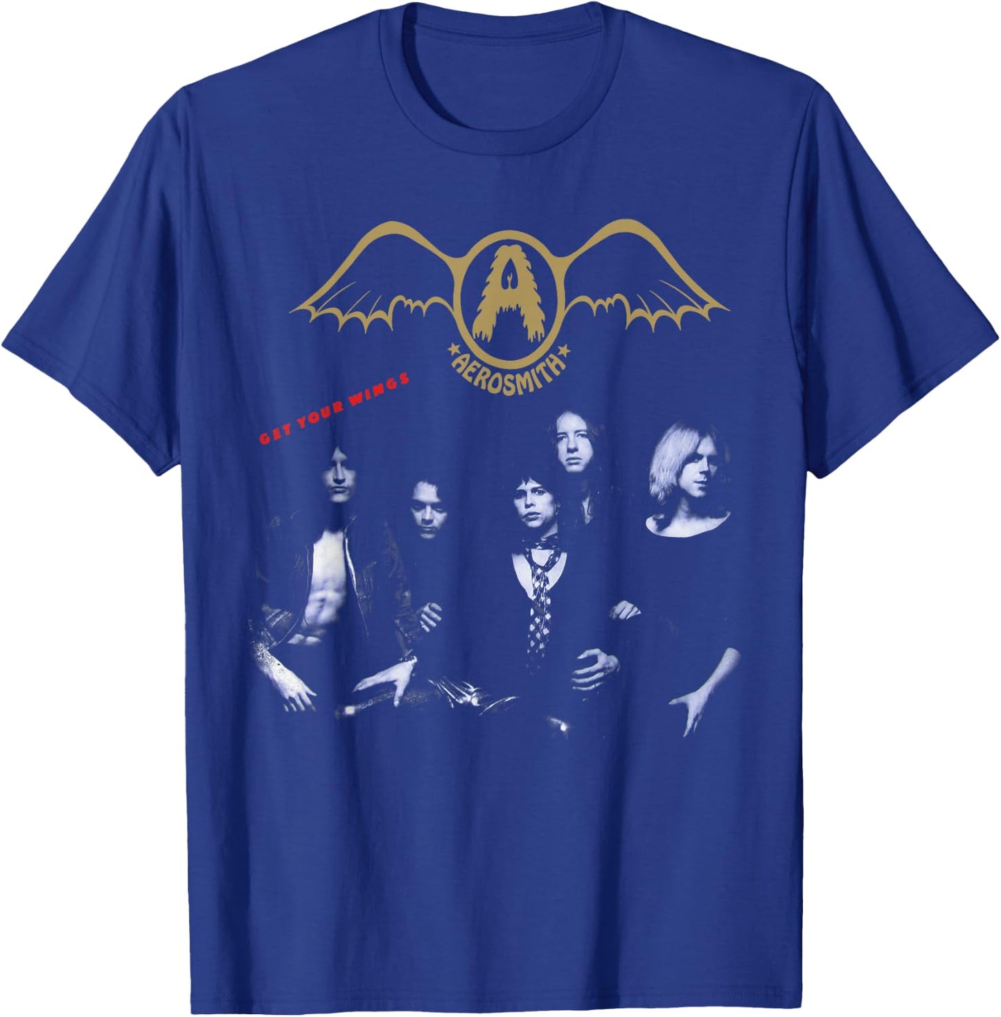 Aerosmith - Get Your Wings T-Shirt - T-Shirt | Royal