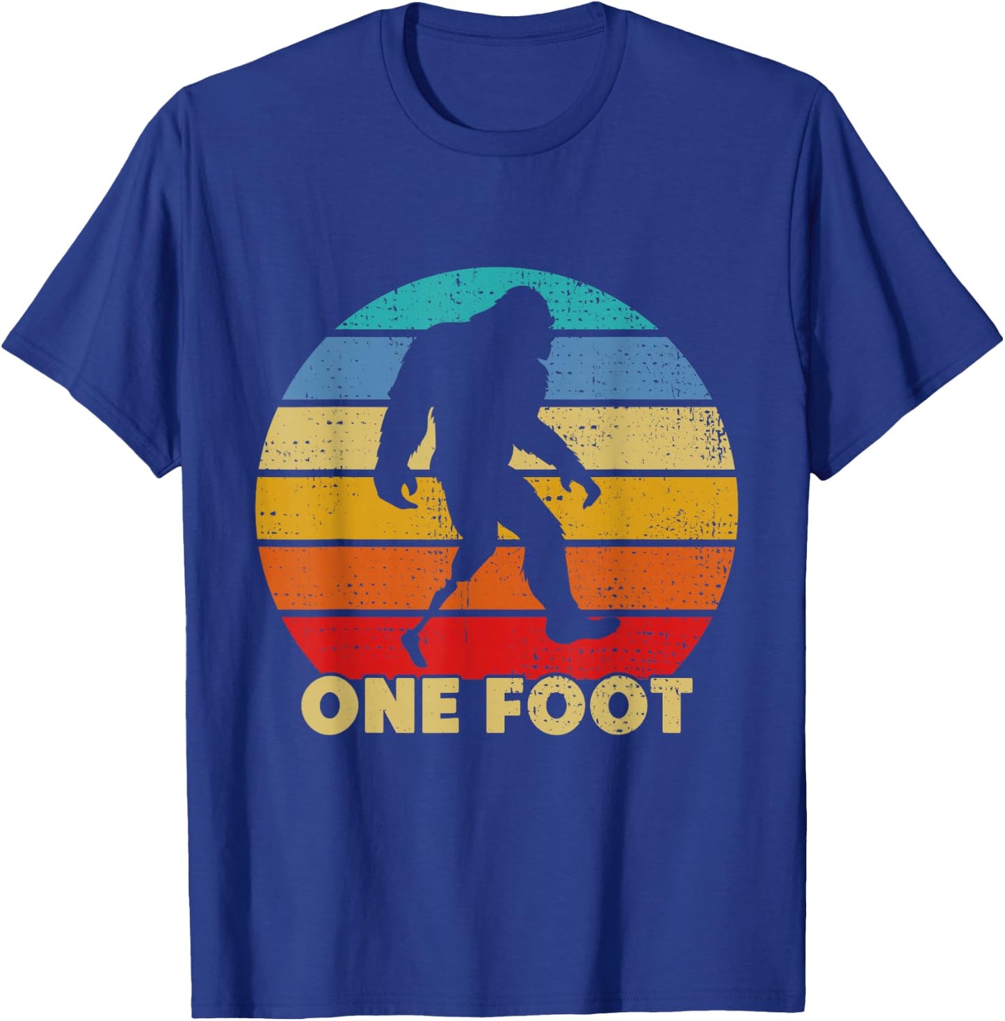 One Foot Bigfoot Prosthetics Amputated Disability T-Shirt - T-Shirt | Royal