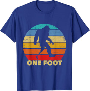 One Foot Bigfoot Prosthetics Amputated Disability T-Shirt - T-Shirt | Royal