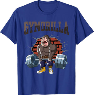 Fitness Gorilla GYMORILLA Deadlift Workout Training Gym T-Shirt - T-Shirt | Royal
