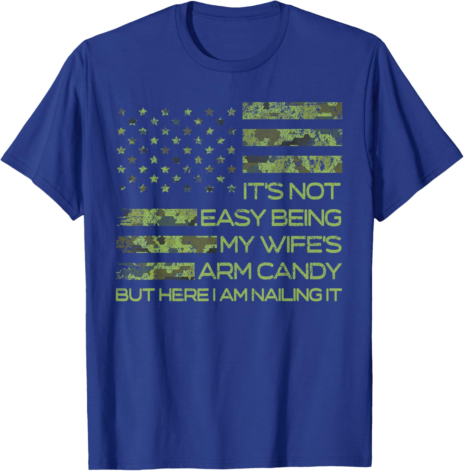 Vintage Funny Wedding Anniversary Design For Husband T-Shirt - T-Shirt | Royal