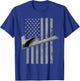 US B-21 Raider Stealth Bomber Military Aircraft T-Shirt - T-Shirt | Royal