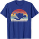 Vintage Retro Angler Fish T-Shirt - T-Shirt | Royal