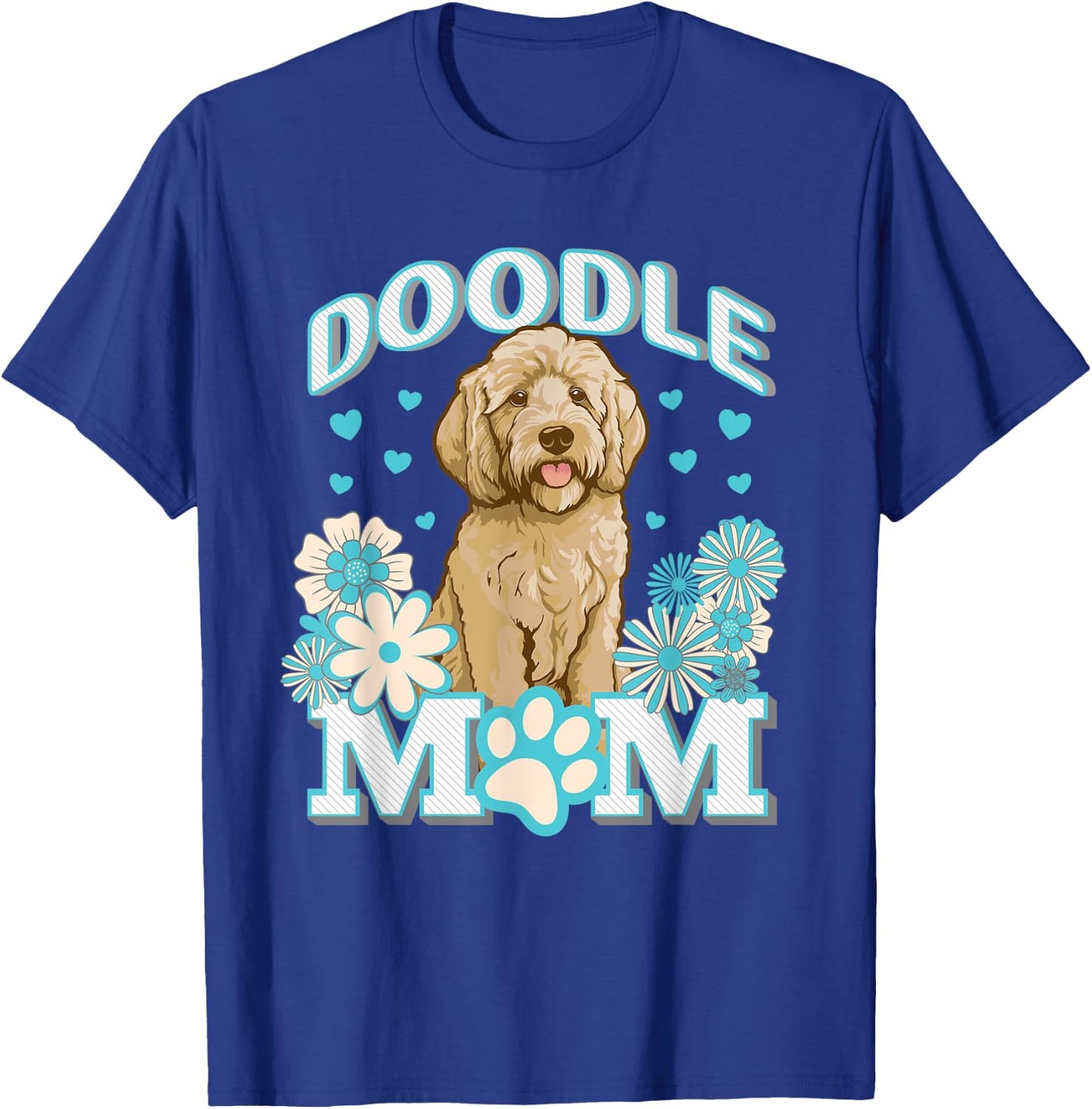Goldendoodle Doodle Dog Mom Mum Design Women T-Shirt - T-Shirt | Royal