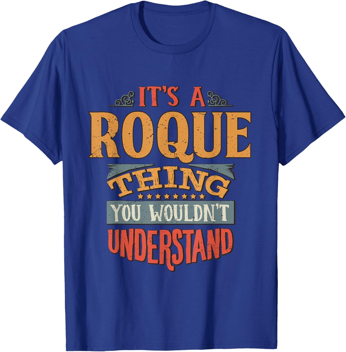 Roque Name T-Shirt - T-Shirt | Royal