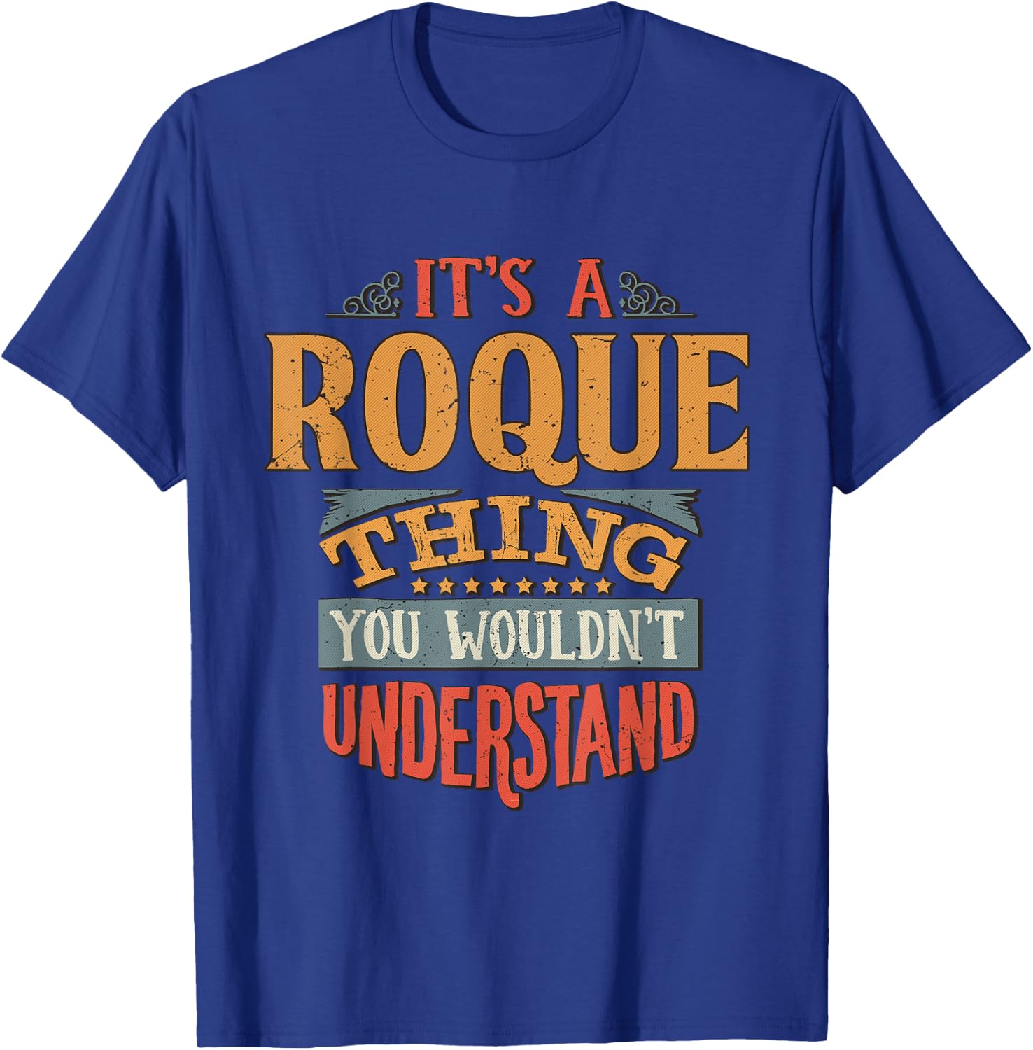Roque Name T-Shirt - T-Shirt | Royal