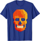 Skull Block Builder Bricks Halloween Skeleton Master Builder T-Shirt - T-Shirt | Royal