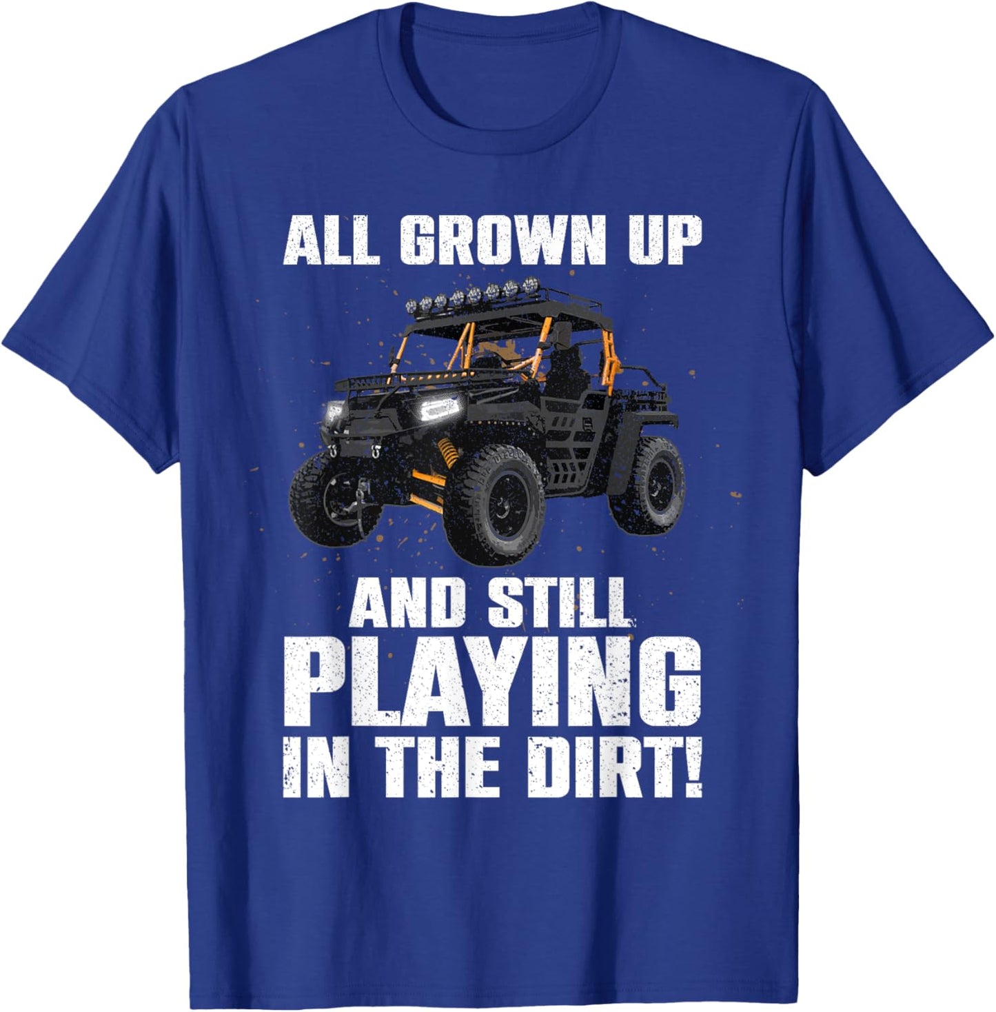Cute Side-By-Side Art Women Offroad Mudding SxS UTV T-Shirt - T-Shirt | Royal