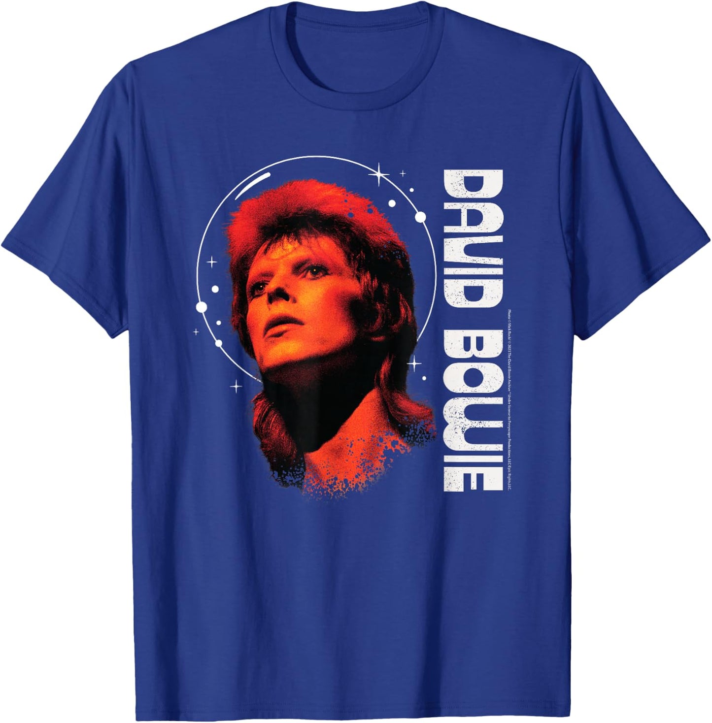 David Bowie- Bowie Constellation T-Shirt - T-Shirt | Royal