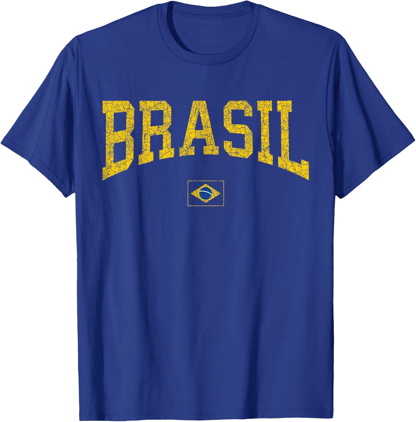 Brazil T Shirt Women Men Kids Brasil Brazilian Flag Green T-Shirt - T-Shirt | Royal