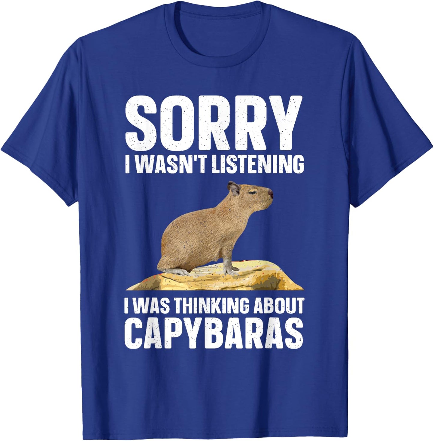 Best Capybara Design Women Kids Pet Rodent Capybara T-Shirt - T-Shirt | Royal