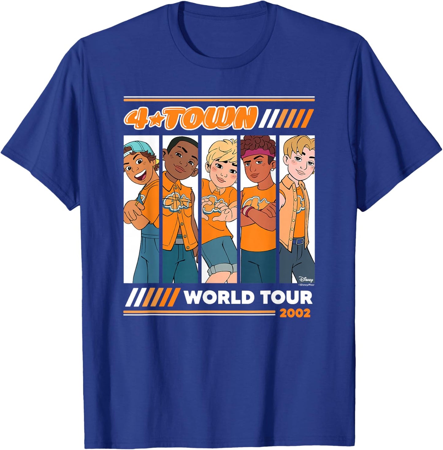 Turning Red - 4 Town 2002 Tour T-Shirt - T-Shirt | Royal