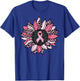 Sunflower Pink Breast Cancer Awareness Women Warrior T-Shirt - T-Shirt | Royal