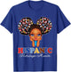 National Hispanic Heritage Month Messy bun for Kids Girls T-Shirt - T-Shirt | Royal