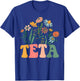 New TETA Wildflower First Birthday & Baby Shower T-Shirt - T-Shirt | Royal