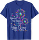 Fight Cancer in All and Every Color Ribbons Flower Heart T-Shirt - T-Shirt | Royal
