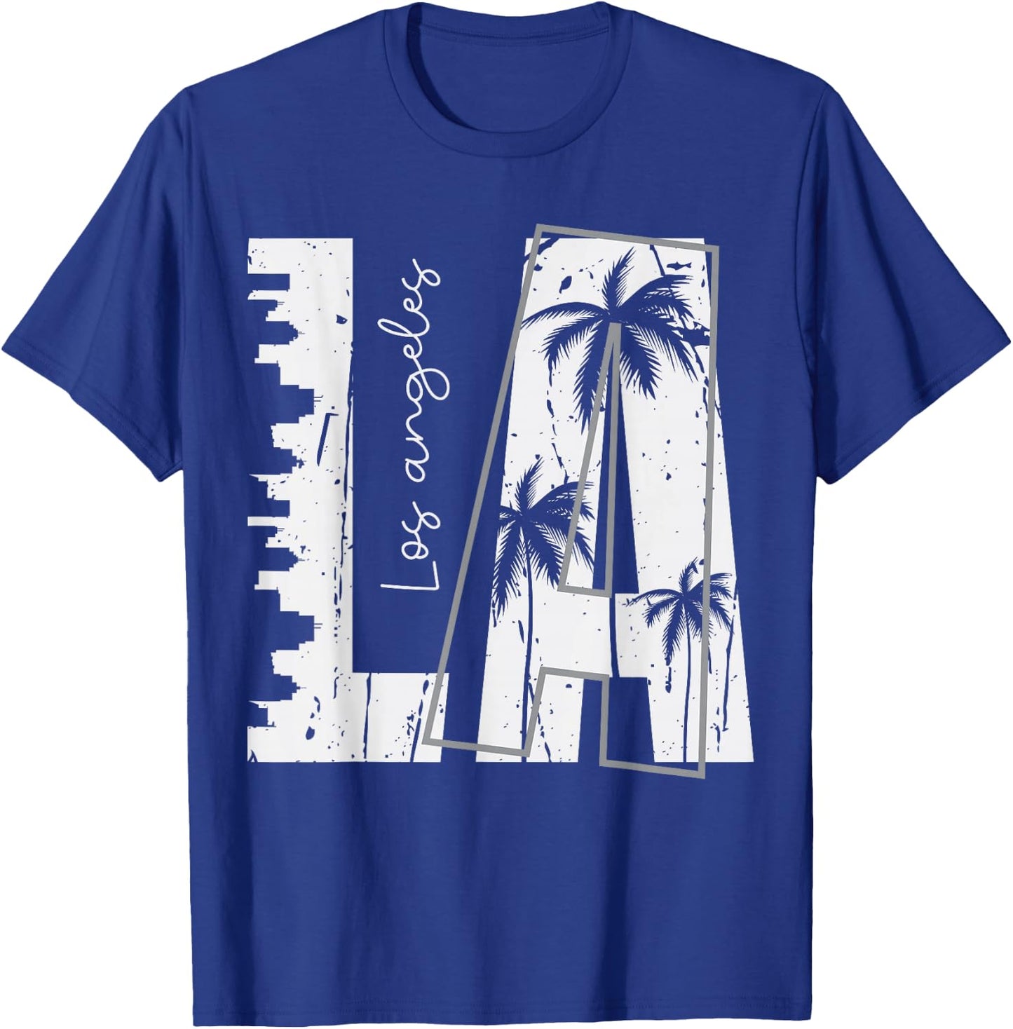 LA Los Angeles T-Shirt - T-Shirt | Royal