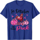 In October We Wear Pink Horse Pumpkin Leopard Breast Cancer T-Shirt - T-Shirt | Royal
