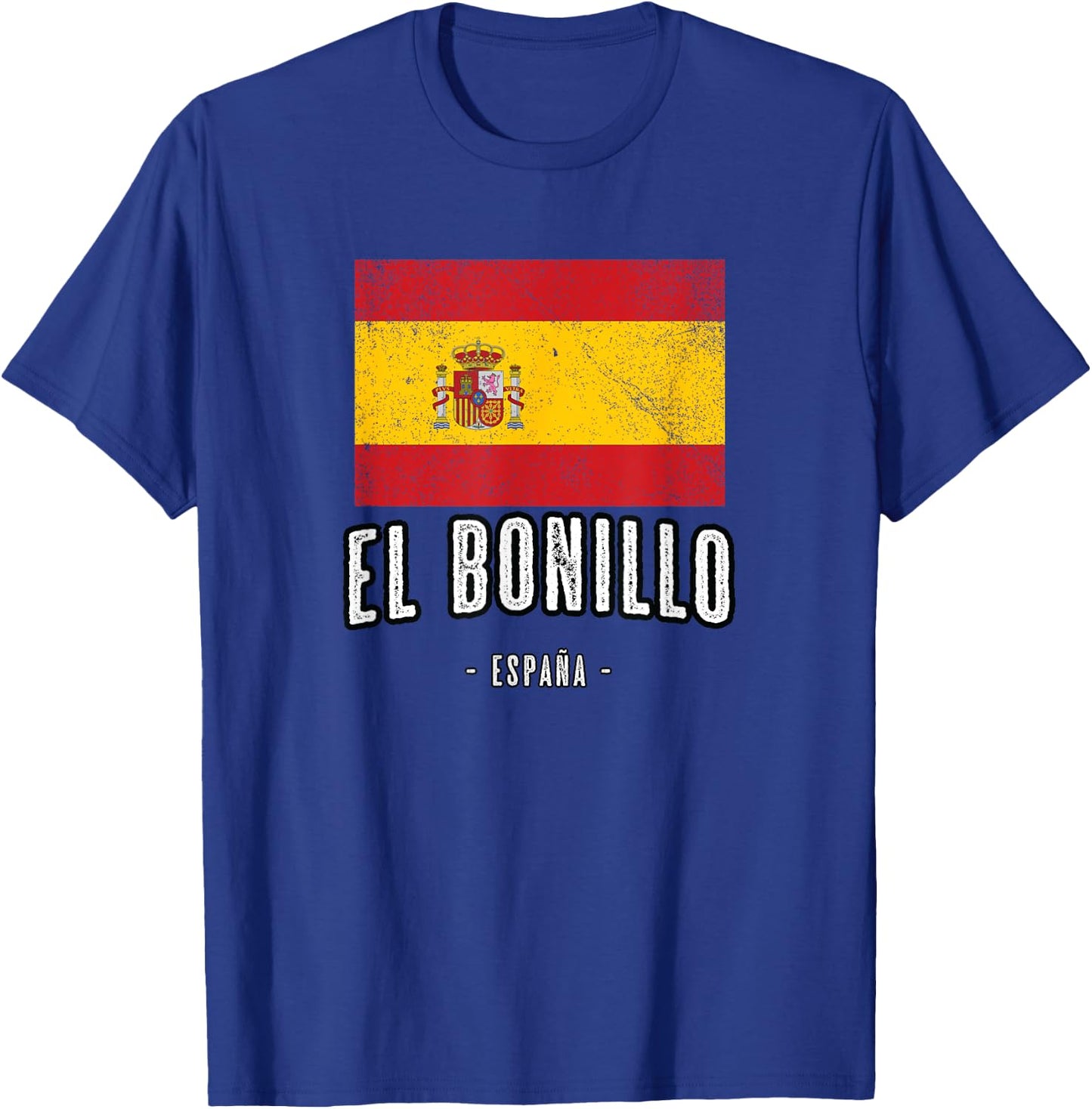 El Bonillo Spain | ES Flag, City - Bandera Ropa T-Shirt - T-Shirt | Royal