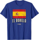 El Bonillo Spain | ES Flag, City - Bandera Ropa T-Shirt - T-Shirt | Royal