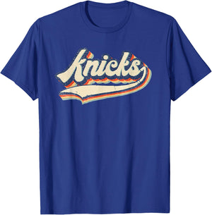 Knicks Name Vintage Retro Gift Men Women Boy Girl T-Shirt - T-Shirt | Royal