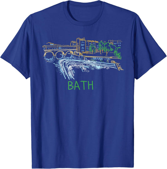 Bath City England UK souvenir gift women T-Shirt - T-Shirt | Royal