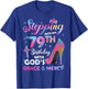 Stepping Into My 79th Birthday Gift Women 79 Years Old Pumps T-Shirt - T-Shirt | Royal