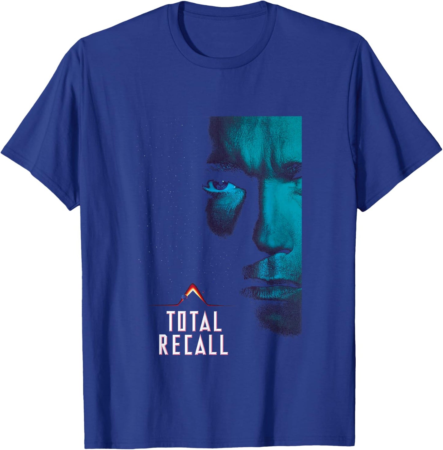 Total Recall Doug Quaid Space Poster T-Shirt - T-Shirt | Royal