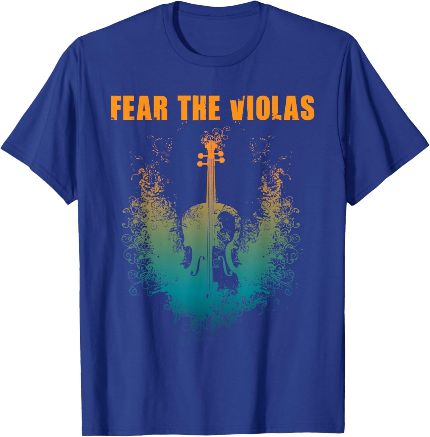 Fear The Violas - Viola Player Jazz Music Orchestra T-Shirt - T-Shirt | Royal