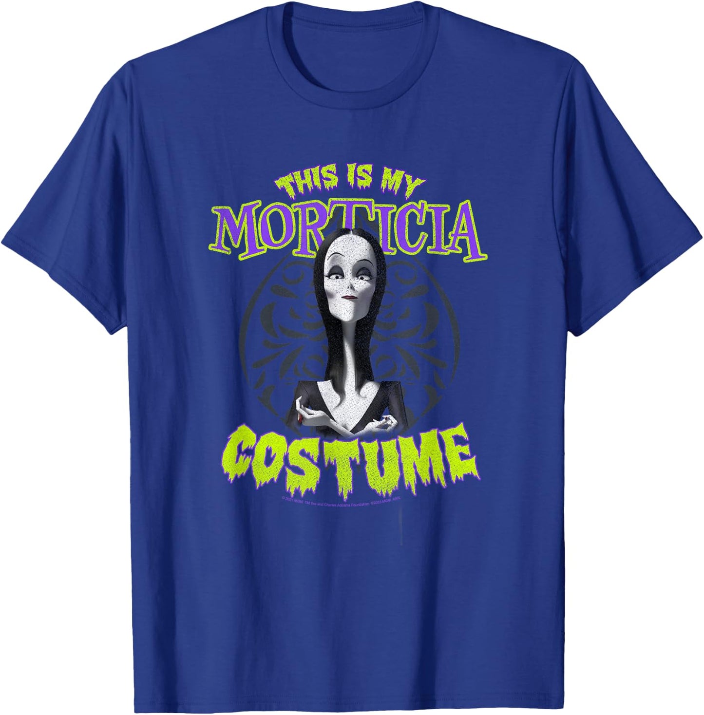 The Addams Family 2 Halloween This is My Morticia Costume T-Shirt - T-Shirt | Royal