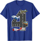 Little Pilot 4th Birthday Party 4 Four Year Old Airplane T-Shirt - T-Shirt | Royal