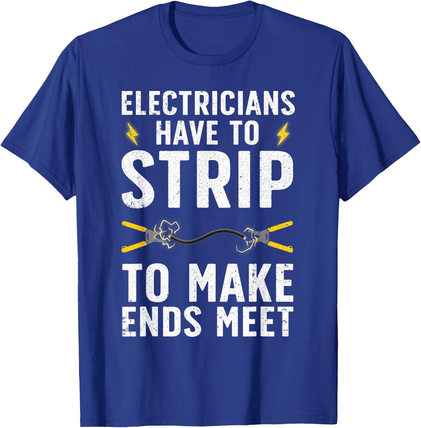 Funny Electrician Women Electrician Electrical Tools T-Shirt - T-Shirt | Royal